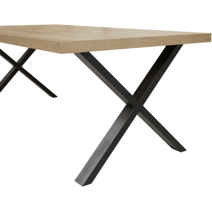 Table rectangulaire 230 cm Rico pied X