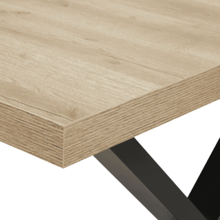 Table rectangulaire 230 cm Rico pied X