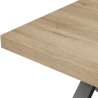 Table rectangulaire 230 cm Rico pied X