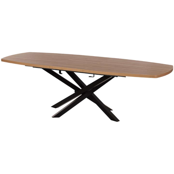 Table ovale fixe 230 cm pied étoile