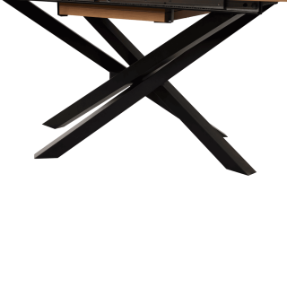 Table ovale fixe 230 cm pied étoile