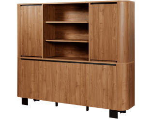 Dressoir 4 portes + haut vaisseler Valerio