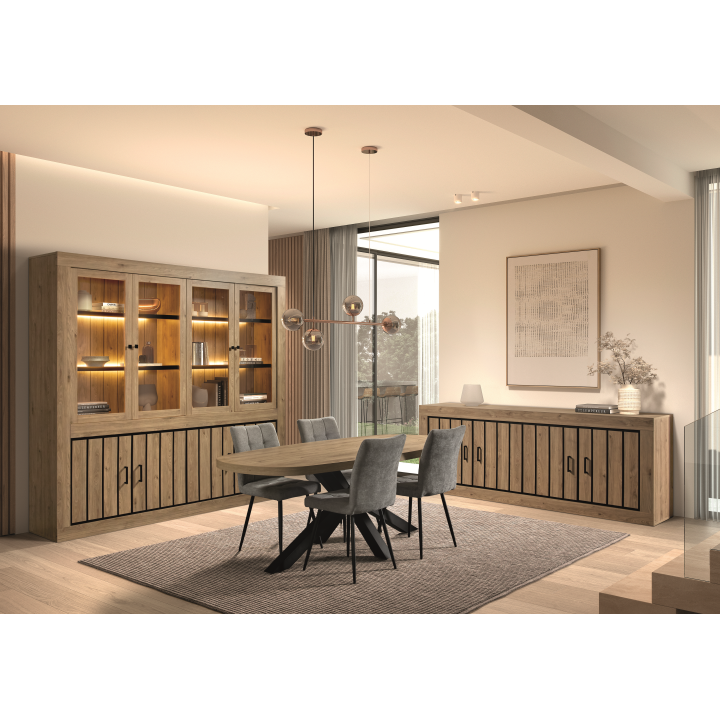 Dressoir 4 portes Vinny 240cm