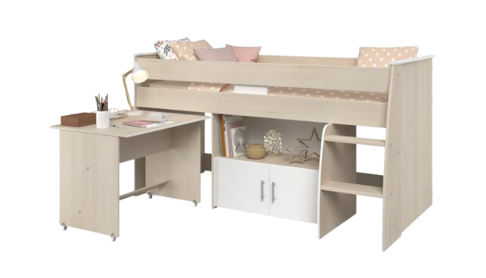 Lit combiné avec bureau